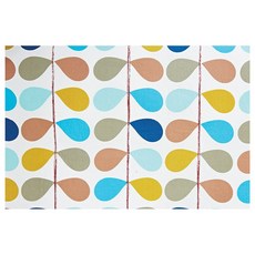 W CM 20支平織氣球藍色布料110 x 450 cm, 1個