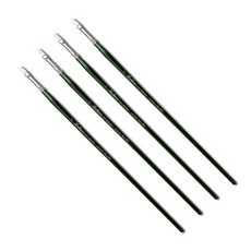 韓國 Rubens 藝術畫筆 600F 油畫用毛刷, 4個, 2號