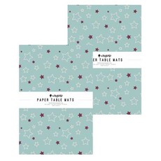20張奇異果紙桌墊, 2個, 20張, 喜歡星星