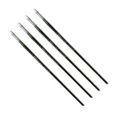 魯本斯美術畫筆 600F 油畫用毛刷, 4個