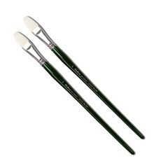 韓國 Rubens 藝術畫筆 600F 油畫用毛刷, 2個, 18號