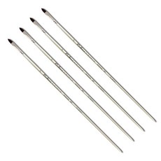 魯本斯美術畫筆 661F 油畫人造毛兩用, 4個, 2號