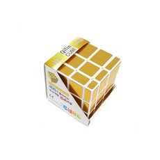 腦發育魔方 3X3 鏡魔方 金, 6歲以上, 1個
