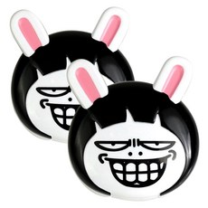 바이하츠 시니컬레빗 캐릭터 자석집게 기쁨, 2개