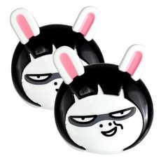 buyhearts Cynical Rabbit 角色磁鐵夾 冷笑, 2個