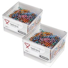 바이하츠 점보 컬러무늬크립, 2개