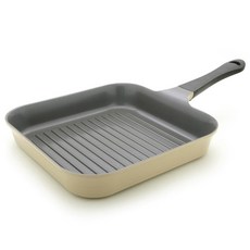 네오플램 애니 아이보리 사각 그릴 후라이팬, 28cm, 1개