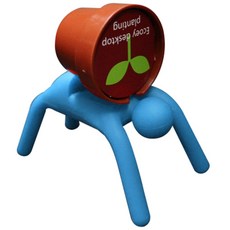 베리구즈 미니화분 포트맨 / 새싹 배추, 블루, 1개