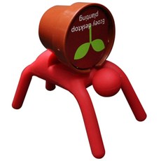 베리구즈 미니화분 포트맨 / 베이비 케일, 레드, 1개