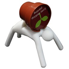 베리구즈 미니화분 포트맨 / 베이비 케일, 화이트, 1개