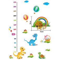 핑크망고 키재기 포인트 벽지, 티라노
