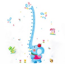 핑크망고 키재기 포인트 벽지, 코끼리