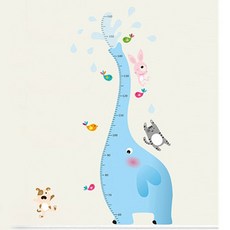 핑크망고 키재기 포인트 벽지, 아기코끼리