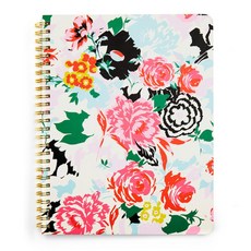 bando 러프 드래프트 스파이럴 노트북 florabunda, 1개