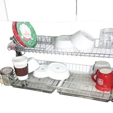 ENEX 2層柱式水槽置物架 W600, 1入, 不鏽鋼