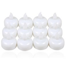 물에 뜨는 LED 티라이트, 12입