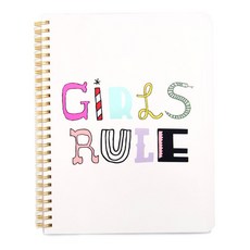 bando 러프 드래프트 스파이럴 노트북 girls rule, 1개