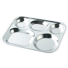 아동용 3찬 스텐인레스 식판, ZZZ_본제품구매, 1개