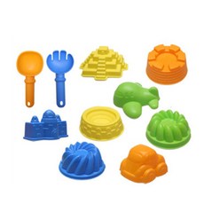 이지루미샌드 모래놀이 도구2종 + 장난감8종, 랜덤 발송, 1개