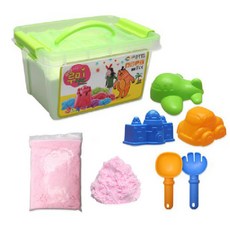 크레월드 이지루미샌드 Stater Kit 모래놀이, 핑크, 1개