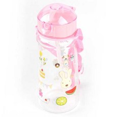 le sucre 프리미엄 빨대 물통, 핑크, 450ml