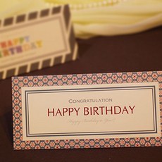 ICL卡片 Birthday Ver.1, Birthday 1, 5個