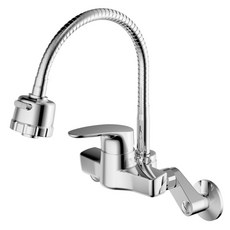 DAELIM BATH 壁掛式廚房龍頭 BFK-432, 銀