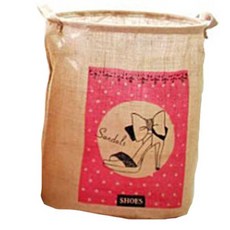 TheZakka布製收納籃 粉色 SXFA122, 粉色的