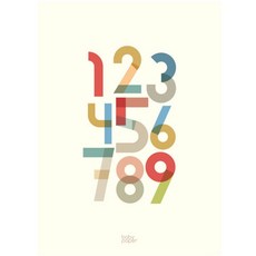 糖果數字海報, 混合顏色