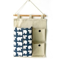 The Zakka布質收據夾 SXFA023, 熊, 1個