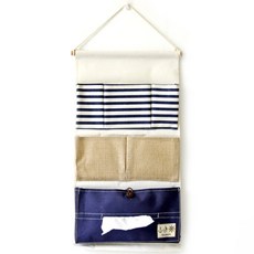 THEZAKKA 패브릭휴지꽂이 SXFA070, 블루, 1개