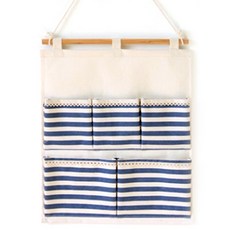 THEZAKKA 布質收據夾 SXFA050, 1個, 藍色