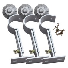 Jun&Company 3個鐵支架1套35mm, 銀