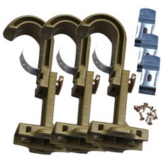 25mm 可調節支架, 3個, 金色