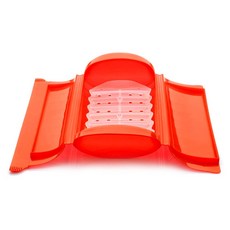 Lekue 矽膠蒸氣箱紅色 3-4 人, 1個, 紅色