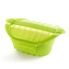 LeKue 矽膠Ogya料理盒 1000ml, 綠色, 1個