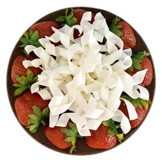 Flower Mart模型巧克力草莓蛋糕, 棕色, 1個