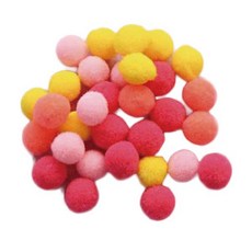 더펀즈 미니미니폼폼, 핑크 톤, 8개