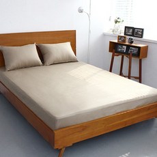 허니베딩 울트라 방수 매트리스 커버, 베이지