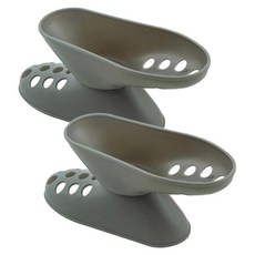 Yeeun綜合高跟鞋收納盒, 2個, 灰色