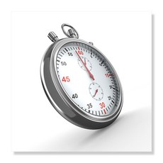 디아섹액자 벽걸이용, Stopwatch on white