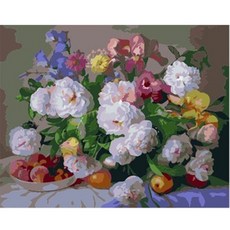 DIY 그림그리기 60cm x 75cm, 1개, 눈의꽃3