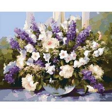 DIY 그림그리기 60cm x 75cm, 1개, 라벤더3