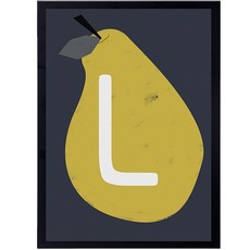데일리봄 이니셜 서양배 L, 블랙