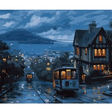 DIY 그림그리기 60cm x 75cm, 1개, 관광열차2