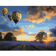 DIY 그림그리기 60cm x 75cm, 1개, 열기구여행3