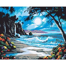 DIY 그림그리기 60cm x 75cm, 1개, 파라다이스2