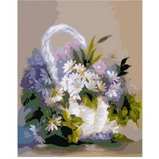 DIY 그림그리기 60cm x 75cm, 1개, 꽃다발2