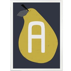 daily Bom 字母A 西洋梨, 白色的