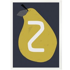 daily Bom 字母西洋梨 Z, 白色的